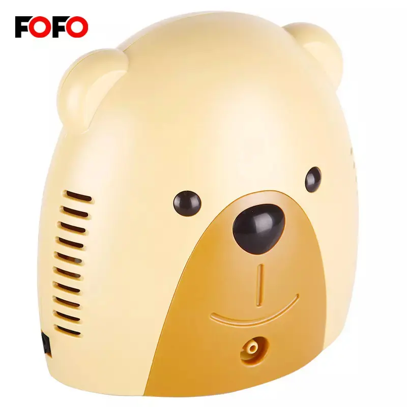 Fofo-mini inhalador médico profesional personalizado para niños, máquina nebulizadora de malla portátil