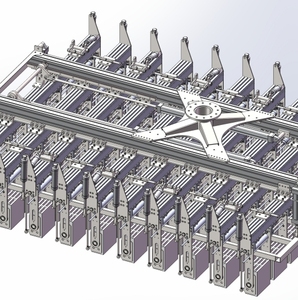 Máquina apiladora de Marcos automática de ladrillos de arcilla para horno túnel, máquina para hacer ladrillos en línea de producción de ladrillos - Product Image 1