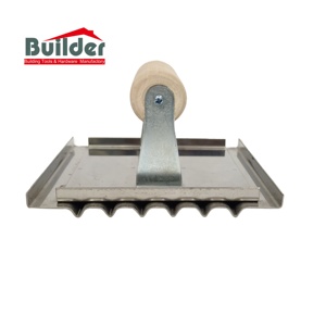 Roestvrijstalen Blad Betonnen Gereedschap Veiligheidsstap Groover Met Houten Handvat Hand Groover Voor Professioneel Gebruik - Product Image 2