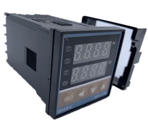 Termostato REX-C100 controlador de temperatura Digital, salida tipo K SSR 40DA SSR relé K/J tornillo M6 1m, sonda termopar RKC - Product Image 2