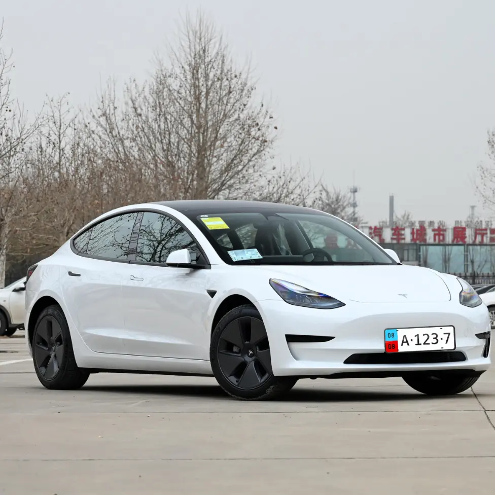 2023 genişletilmiş aralığı 675Km çift motorlu orta versiyon Electr araç araç Tesla yeni enerji kullanılmış araba