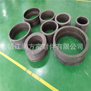 Large-diameter, Large-tube Diameter Graphite And Carbon Fiber Filled <strong>PTFE</strong> Large Tubes, Large-sized Black