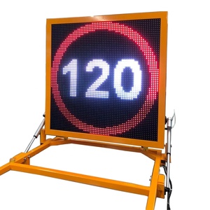 VMS variable Message Board tragbarer Anhänger digitale LED-Anzeige Verkehrs sicherheits meldung P10 - Product Image 1