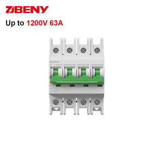 BENY PV Mini Disyuntores 63A 1200V 4P Disyuntores en miniatura MCB para caja combinadora solar - Product Image 2