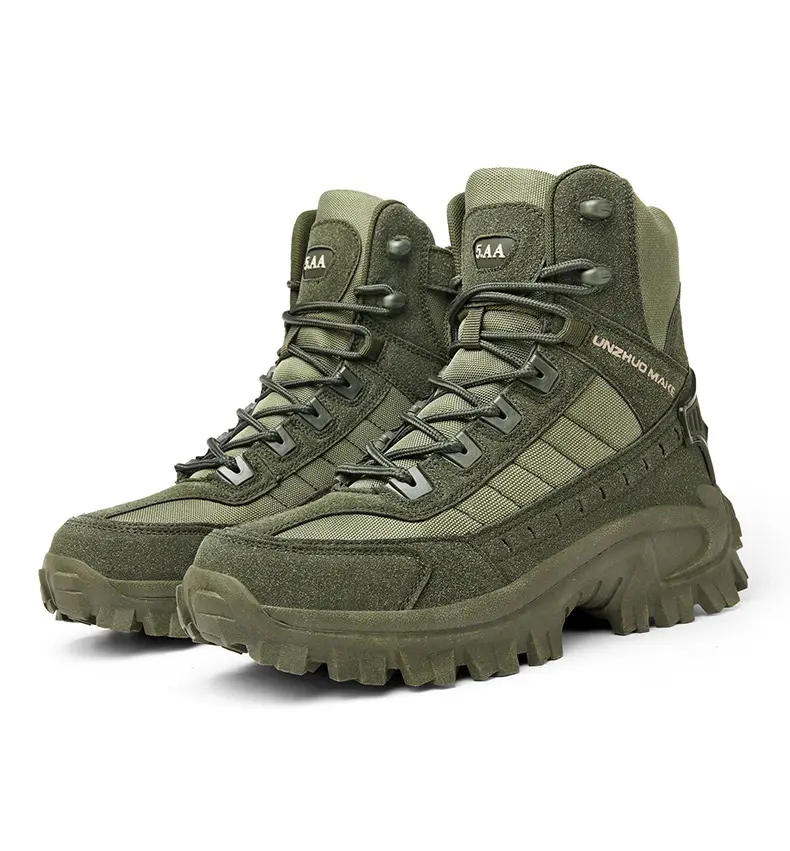 Scarpe da trekking Casual uomo alla moda militare verde Sepatu scarpe da moda Cool ragazzi scarpe da ginnastica da uomo