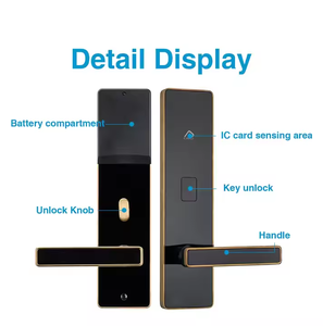 En iyi satıcılar elektronik RFID akıllı kart otel odası kapı kilidi kolu anahtarsız giriş kilidi akıllı elektronik görünüm için oteller - Product Image 4