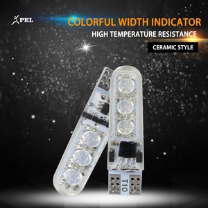 PEL T10 Flash Car Side Marker Lights <strong>Led</strong> Light Car Silicone Lamp <strong>RGB</strong> With Remote Control - Product Image 4