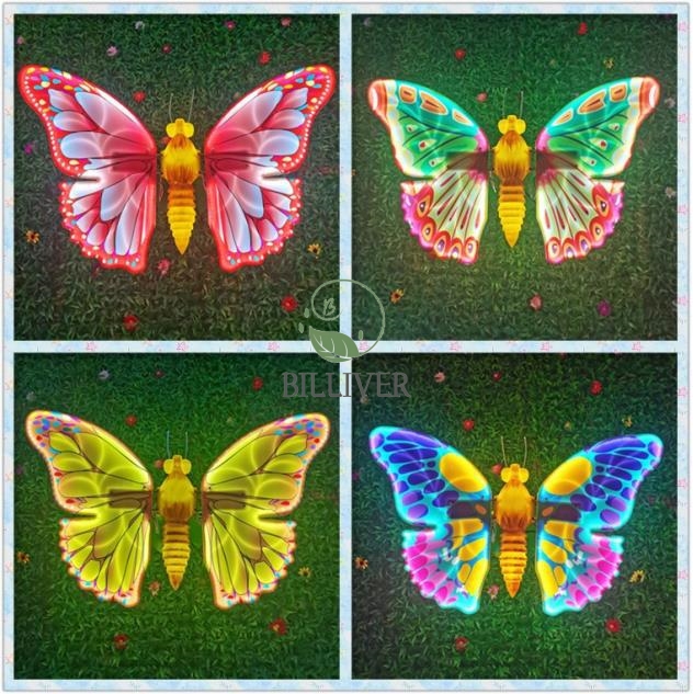 ผีเสื้อคงที่ # เส้นผ่าศูนย์กลาง74ซม. สูง95ซม