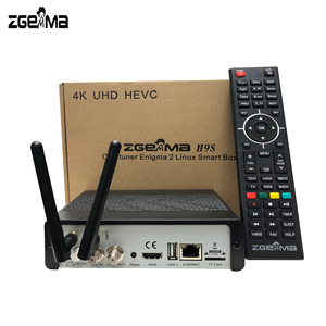 Nuevo Zgemma H9S con WIFI DVB-S2X Enigma2 Linux 4K UHD receptor de satélite Digital - Product Image 4