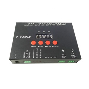 8 портов SPI выходной сигнал K-8000CK DC5V 8192 пикселей в автономном режиме светодиодный пиксель SD карты цифровой контроллер - Product Image 2