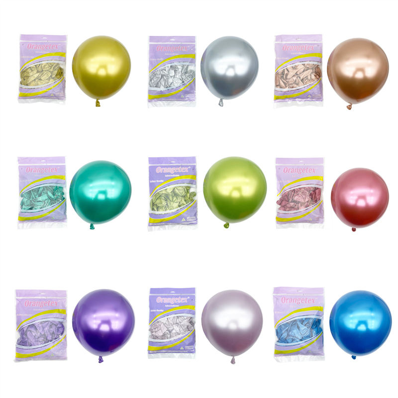 10'' 2,2g cromo mix colori 50 pezzi