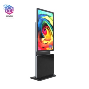 43 дюймов напольные вращающийся сенсорный экран Digital Signage киоск поддержка 360 градусов вращающийся проигрыватель рекламы - Product Image 4