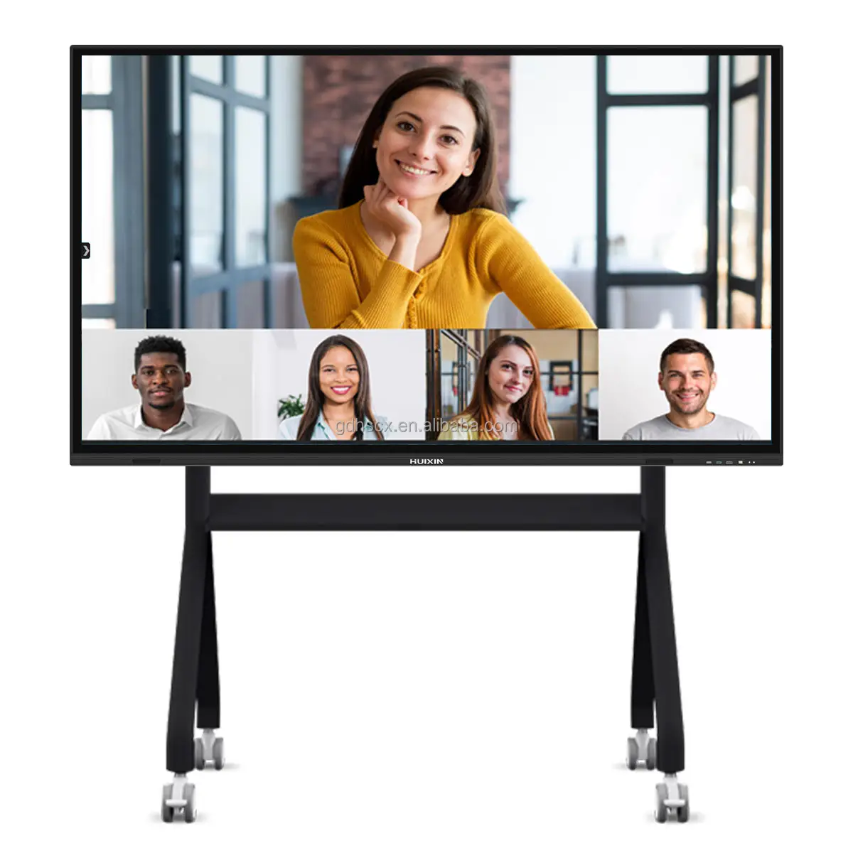 Customizable 75 Inch Interactive Smart Board LCD Conference All-in-One Whiteboard TV with Infrared Capacitive Touch Screen