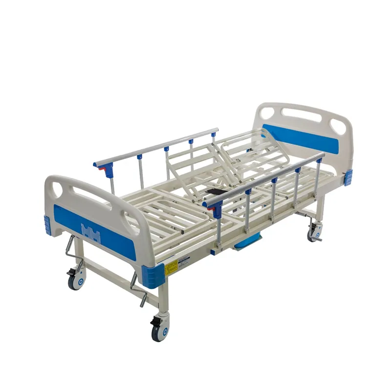 Cama reclinável manual de cinco funções para pacientes paralisados, aparelho médico com banheiro inclinado
