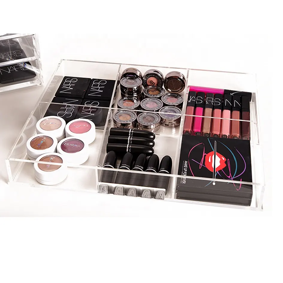 clear acrylic cosmetic organizer acrylic cosmetic makeup tray