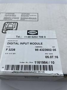 HIMA F3236 Digital <strong>Input</strong> Module