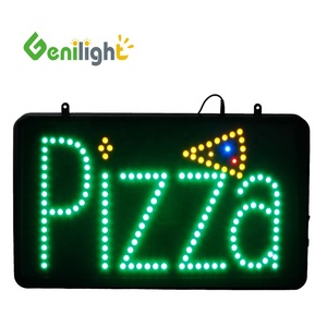 Genilight Indoor 56*33cm <strong>LED</strong> Business Board Electric Display Programmable Scrolling <strong>Led</strong> PIZZAS&amp;KEBABS Sign