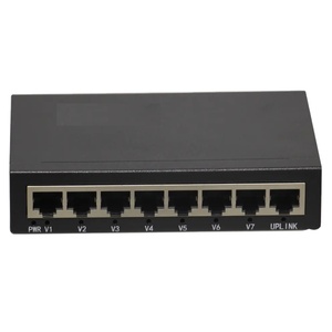 Factory Price 10/100Mbps <strong>Ethernet</strong> <strong>Network</strong> Spoe Switch HUB Desktop Fast LAN 8-Port DC5V-60V Switcher Adapter - Product Image 1