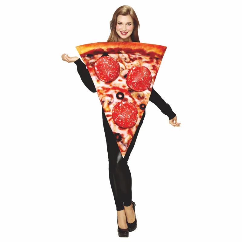 Pizza Kostüm Halloween Kostüm für Unisex Kinder nahrung Pizza Slice Kostüm für Kinder Halloween Cosplay ,One Size