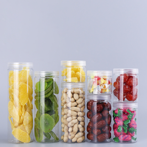 Logo personnalisé 100ml 200ml couvercle en plastique pots de miel stockage des aliments bouteilles en plastique transparentes conteneurs bocaux en plastique - Product Image 1