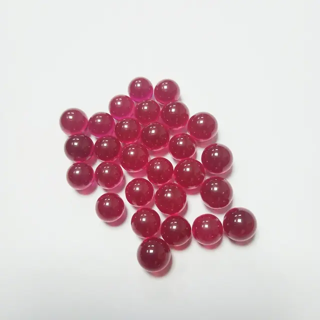 Sintetis Longgar Ruby Mesin Bola Bearing Longgar 6Mm Manik-manik