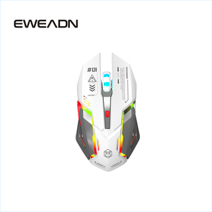 EWEADN G10 Mini Mouse ottico senza fili con retroilluminazione RGB e 6 Macro tasti di programmazione del pulsante di silenziamento per Computer portatile - Product Image 1
