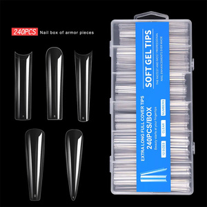 ปลายเล็บรูปโค้งมนออกแบบได้เองปลายเล็บเจลอ่อนนุ่มสำหรับนักบัลเล่ต์ - Product Image 2