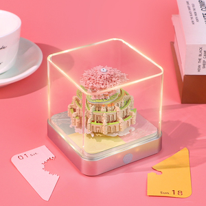2025 páginas de calendario de papel personalizadas bloque Diy edificio modelo 3D Cubo de papel innovación 3D Bloc de notas artículos de decoración del hogar - Product Image 5