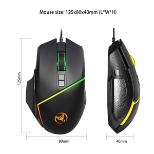 HXSJ Portable Mobile Game One Hand Wired <strong>Keyboard</strong> and <strong>Mouse</strong> Kit Gaming <strong>Keyboard</strong> <strong>Mouse</strong> Combos for Tablet <strong>Computer</strong> - Product Image 2