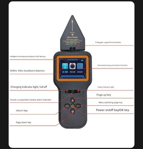 DS818 10MHz- 4GHz GPSトラッカースキャンカメラ信号検出電波信号検出アンチバグ検出器 - Product Image 5