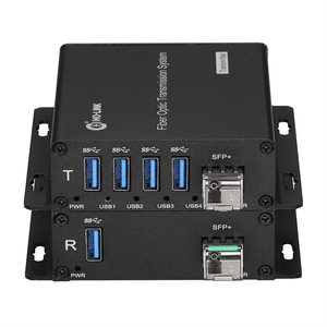 USB 3 A convertidor de fibra USB 3,0 sobre extensor de fibra óptica - Product Image 3