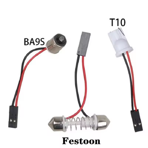 6 9 12 15 24SMD 5050แผงไฟ LED อัตโนมัติหลอดไฟโดมอ่านหนังสือไฟแผนที่หลังคารถ T10 W5W C5W เฟสตูน BA9S ฐานอะแดปเตอร์3 - Product Image 3