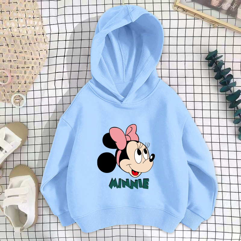 Blue green letter minnie sweat