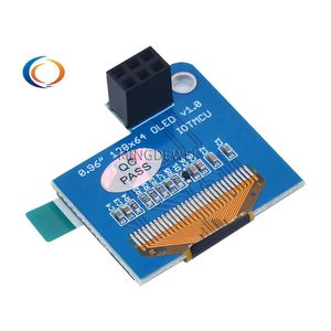 Modulo Display Oled 0.96 pollici OLED I2C SSD1306 128X64 modulo di visualizzazione schermo blu per lampone Pi 4B 3B Zero 2 W - Product Image 4