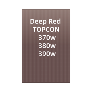 Xuất hiện đầy màu sắc năng lượng mặt trời bảng điều khiển 370W 380W 390W Topcon <span class=keywords><strong>PV</strong></span> mô-đun cho nhà sử dụng màu đỏ cam màu xanh lá cây bạc truyền cao sắt thấp - Product Image 3