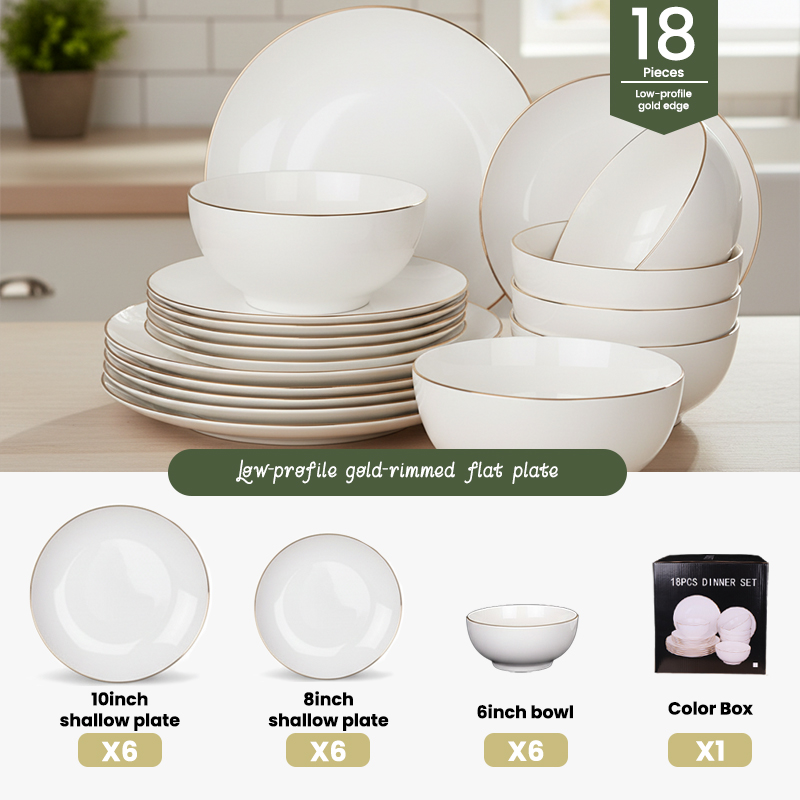 18 pièces Style 6 blanc