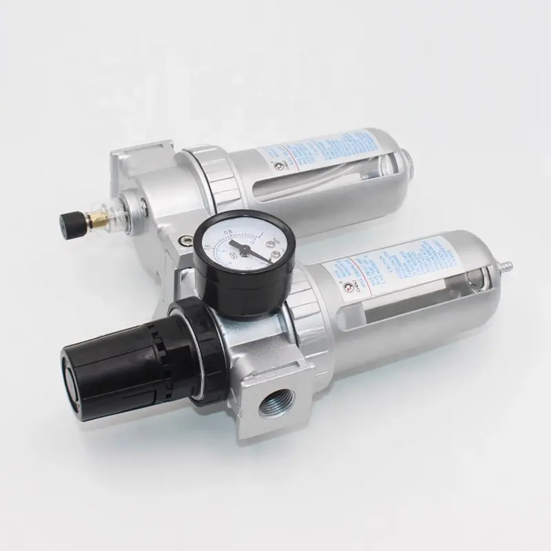 CHDLT nuevo diseño SFC200/300/400 reguladores de presión de gas neumático FRL regulador de filtro de aire para compresor de aire