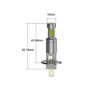 โรงงานผู้ผลิต H1 H3 ไฟ LED หมอก 80W CANbus Fanless 1:1 ออกแบบ LED Globes ฮาโลเจนขนาด 12V H4 H7 H11 9005 9006 แสงอัตโนมัติ - Product Image 2
