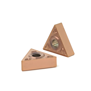 Herramienta de corte de torno CNC de alta calidad, inserto de torneado de carburo triangular de muchos colores para soporte personalizado OEM de acero inoxidable - Product Image 1