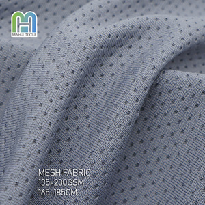 定制透气轻质升华网眼涤纶面料跑裤干爽运动服装 - Product Image 1