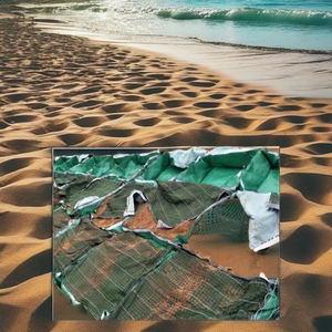 Barriera di taglio per saldatura esagonale resistente alla corrosione della rete di gabbioni in poliestere - Product Image 4