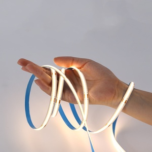 Commercial Cob <strong>LED</strong> Light Strip 5M 24 Volt Bendable PVC for Furniture Ceiling Decor App Control 24V <strong>12V</strong> Input 10M Length - Product Image 1