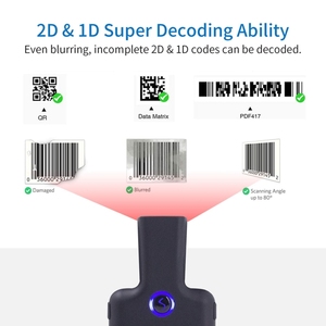 Fabrika doğrudan satış HC101D 2D barkod tarayıcı kablosuz geri klip telefon barkod okuyucu - Product Image 4