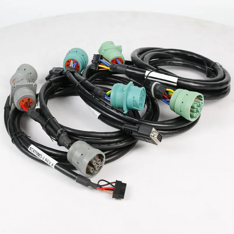 AMP/TE/MOLEX/JST Connector Overmolded Cable Assemblies Custom Wire Harness Cable Assembly Automobile IATF16949 OEM