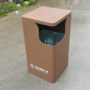 Cubo de basura de alta calidad, contenedor de basura reciclable de acero inoxidable, Cubo de reciclaje de basura sanitaria para reciclaje de oficina para Hotel - Product Image 6