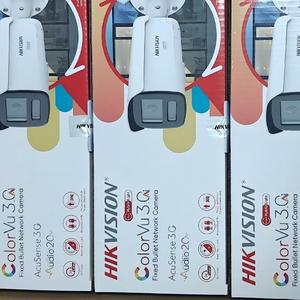 Hik ColorVu 3,0 8 МП умный Гибридный светильник с кольцевым фиксированным сетевым фотоаппаратом DS-2CD2387G3-LI2UY безопасности аудио в реальном времени - Product Image 3