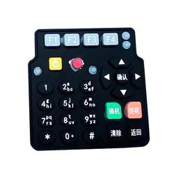 Oem软触摸键防水薄膜开关键盘定制可折叠硅橡胶键盘 - Product Image 2