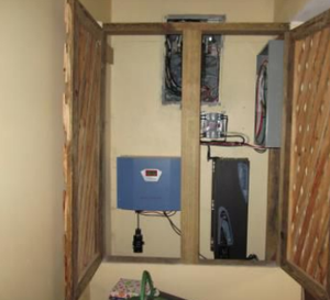 Las imágenes indican el estado de funcionamiento Sistema híbrido solar visualmente eólico Controlador MPPT de generador eólico de 3KW con carga de descarga - Product Image 6