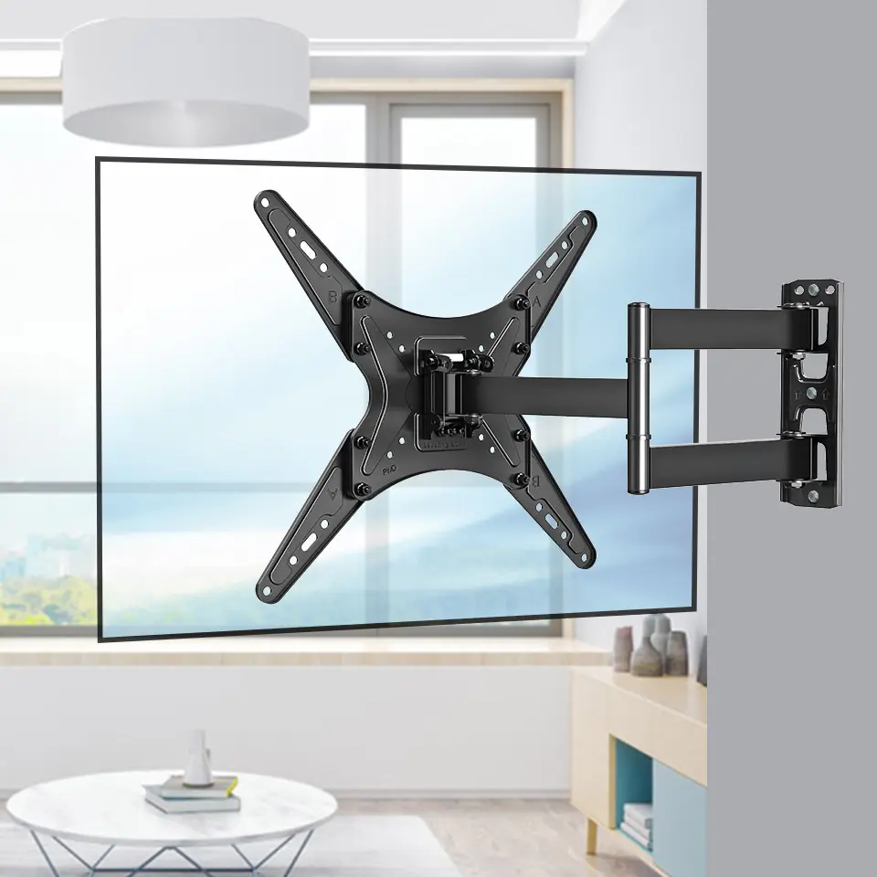 MOUNTUP Perfect View Support TV Réglage pivotant Supports muraux TV pour VESA 400*400