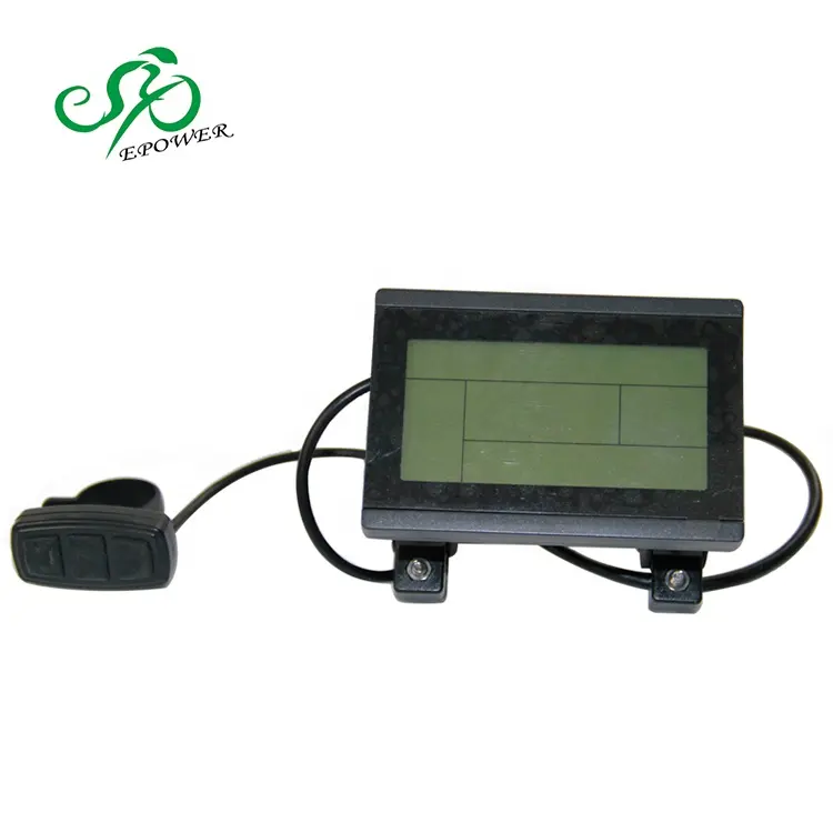 24V/36V/48V epower popular ebike LCD displayer with waterproof connector